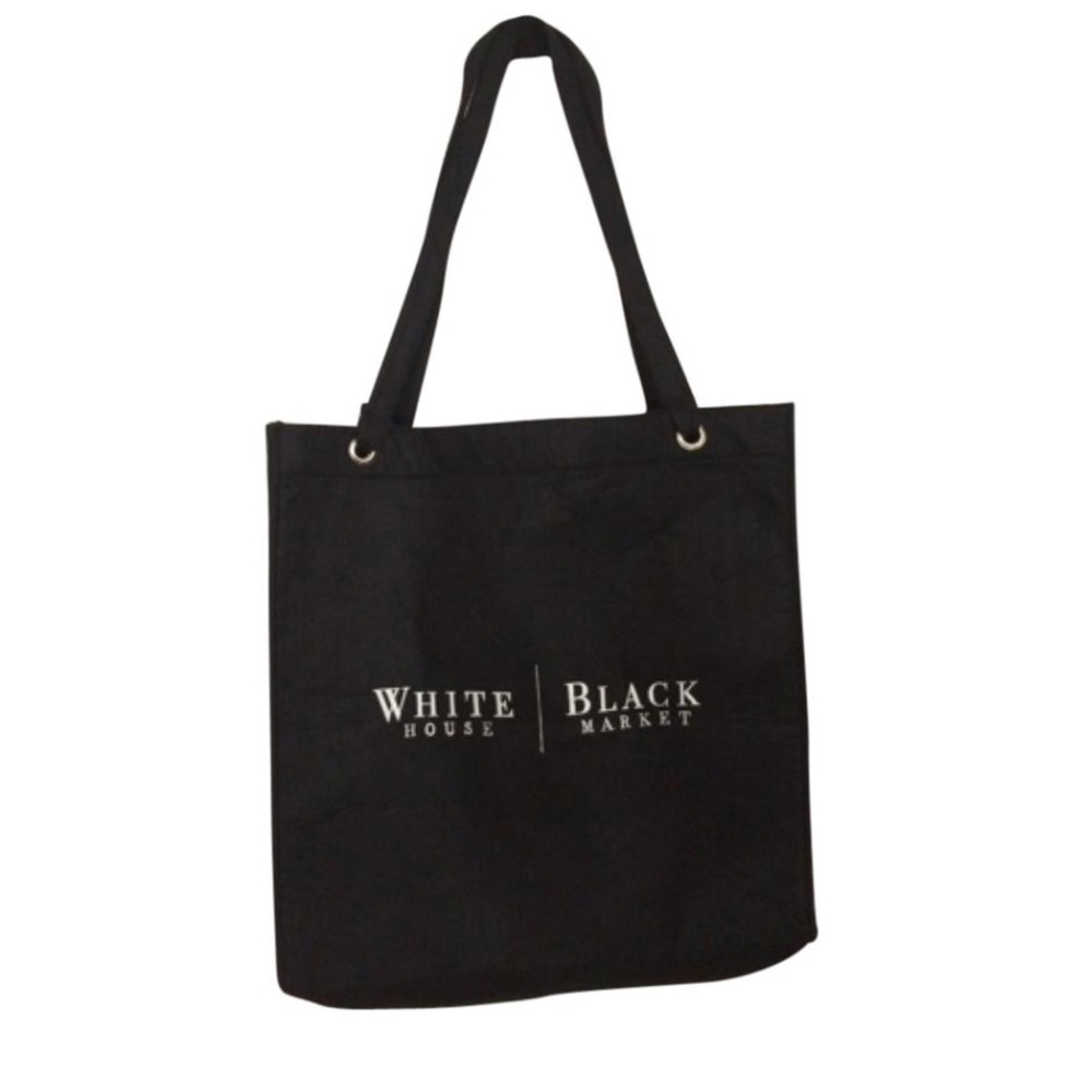 White House Black Market Black Tote Bag